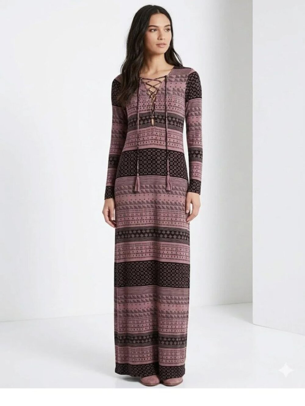 Rachel Pally Jolene Maxi Dress Block Print  NWT
